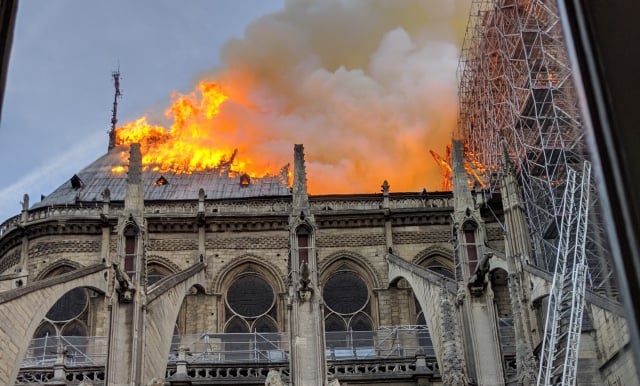 Notre-Dame fire: 'We were given just minutes to get out'