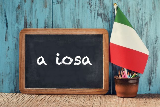 Italian expression of the day: 'A iosa'