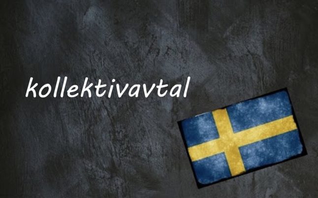 Swedish word of the day: kollektivavtal