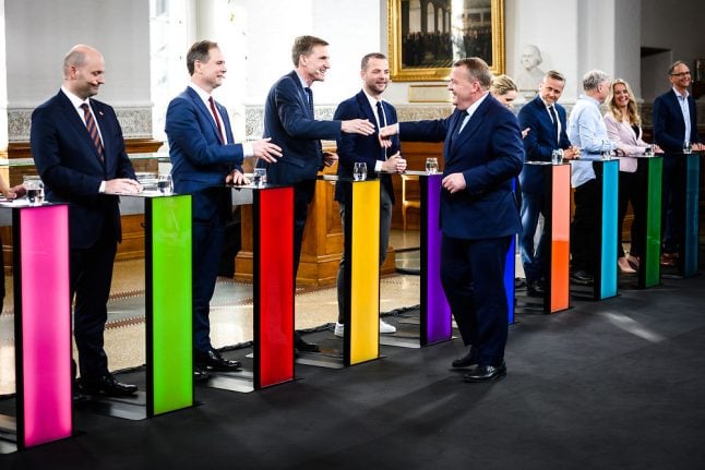What happened on the first day of Denmark’s general election race?