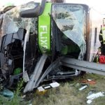 One dead and dozens injured after Flixbus overturns near Leipzig