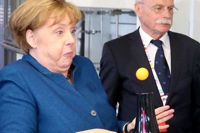 Can you guess what happened to Angela Merkel?