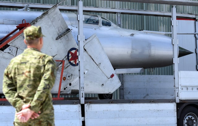 Austria hands iconic fighter jet back to Croatia