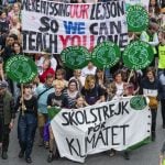 Youths rally across Europe in pre-vote climate protest