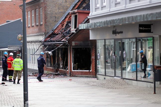 No sugar high in Danish town as candy store destroyed by explosion
