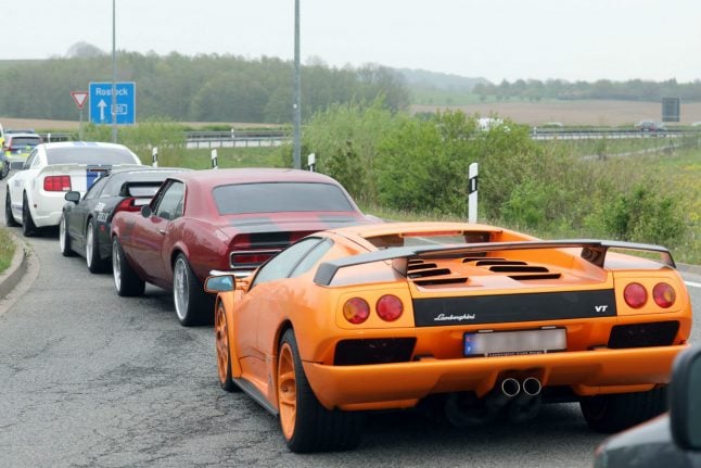 Probe launched after 120 sports cars seized while 'racing' through Germany