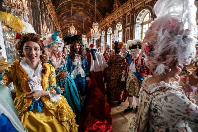 IN PICTURES: Versailles hosts dazzling period costume homage to French royalty