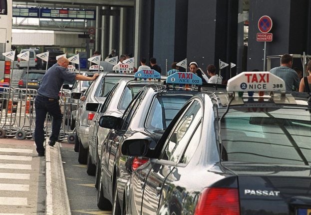 French taxi drivers stage Nice airport strike as Cannes film festival begins