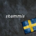 Swedish word of the day: stammis