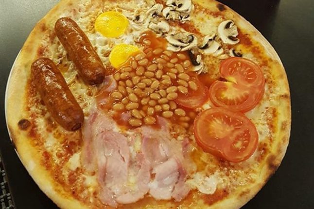 Spain shudders over Benidorm’s Full English Breakfast pizza