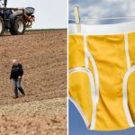 Why are French farmers burying their underpants?