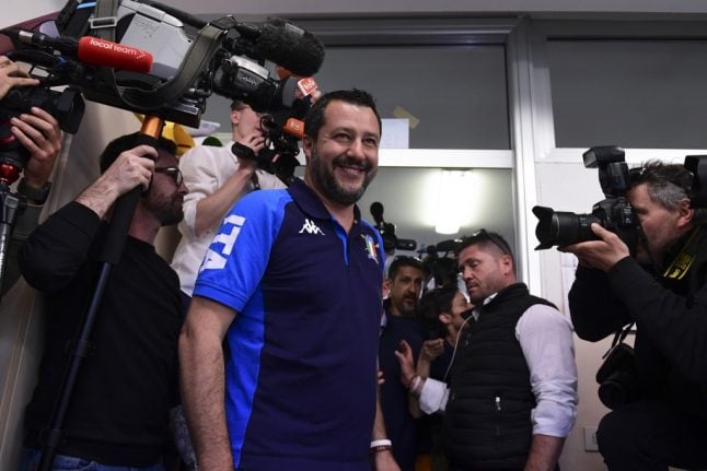 Italy’s League come out on top in EU election, exit polls show