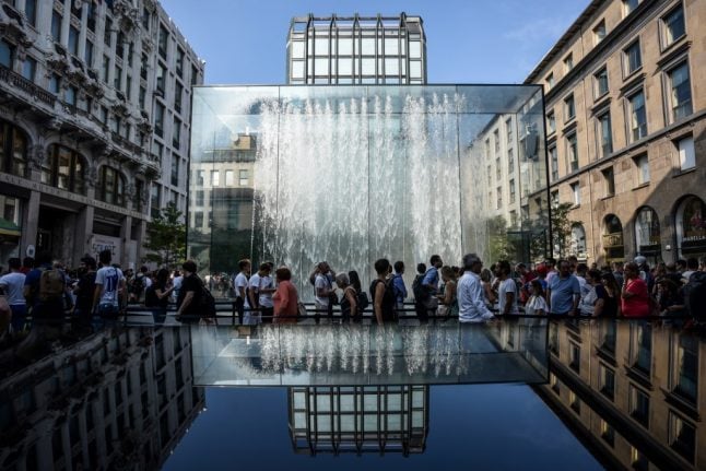 ‘I didn’t think it was forbidden in Italy’: Tourist caught skinny-dipping in Milan fountain