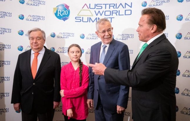 Greta Thunberg joins Arnold Schwarzenegger in call for climate action