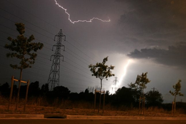 IN PICTURES: Violent hailstorms and 10,000 bolts of lightning hit France