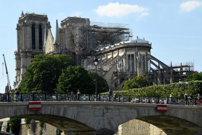 French Catholic leaders to celebrate first mass at Notre-Dame since fire... in hard hats