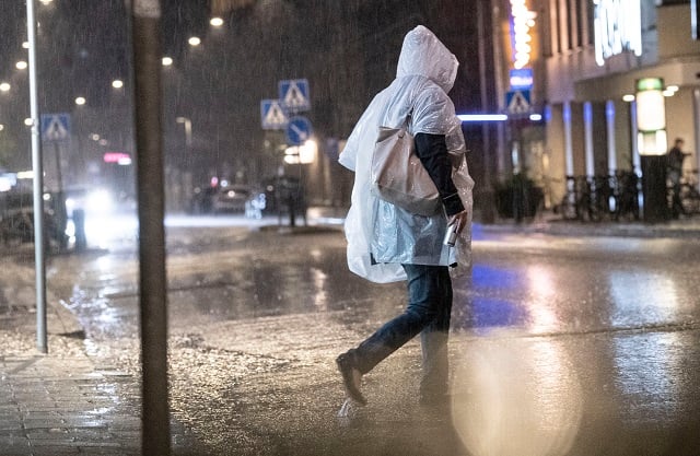Summer? Not yet. Heavy rain and thunderstorms batter Sweden