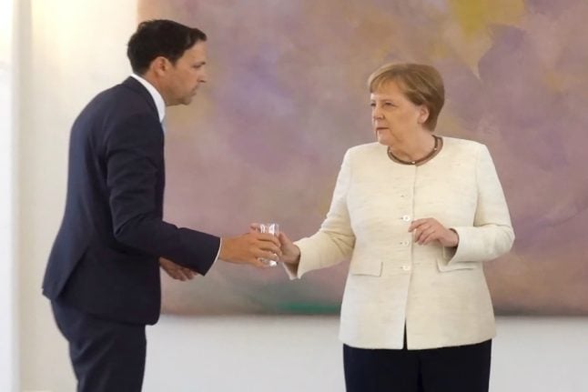 Merkel seen trembling in public for second time in less than two weeks
