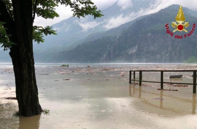 Lake Como homes evacuated amid flash floods in northern Italy
