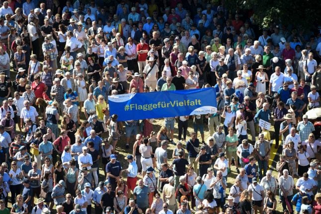 'Hate has no place here': 10,000 rally in Kassel against far-right violence