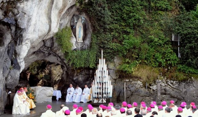 Pope Francis pushes for more prayer and less business at Lourdes shrine