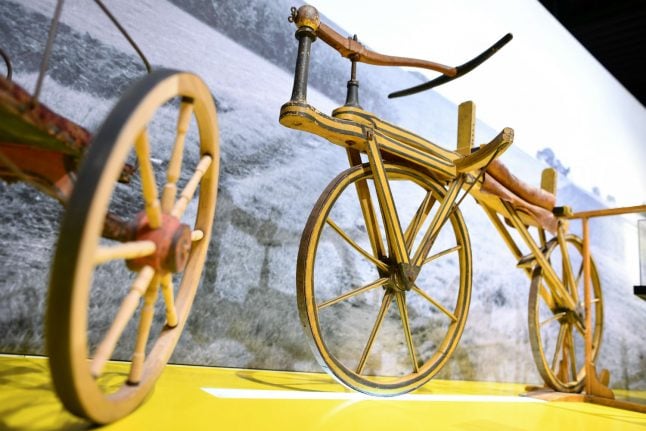 How a giant volcano led a German to create the world's first bike