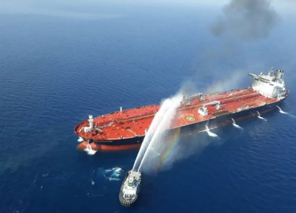 Norway's blast-hit Front Altair oil tanker leaves Iranian waters