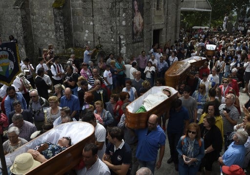 WATCH: Paraded alive in coffins? This has to be Spain’s strangest fiesta