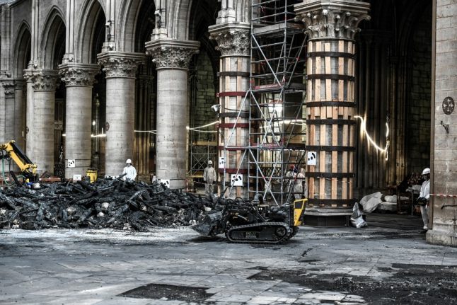 IN PICTURES: See the latest images from inside fire ravaged Notre-Dame