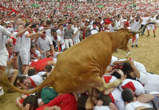 Americans seriously injured after being gored at Spain's Pamplona bull run