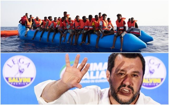 Italy's Salvini faces two-boat migrant rescue standoff