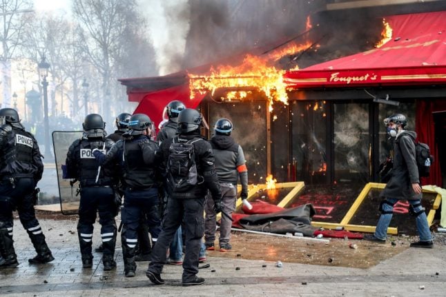 Iconic Paris restaurant burned out during 'yellow vest' protests is to reopen