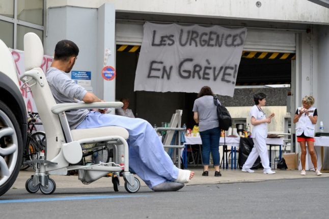 'There is a crisis': Hundreds of hospitals in France hit by strike action