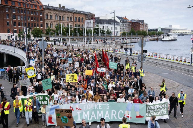 Danish party calls for climate marchers to protest Trump visit
