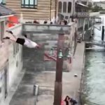 WATCH: UK athlete’s crazy jump into Rhine in Basel