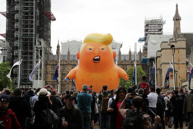 Trump baby blimp to fly over Denmark protests
