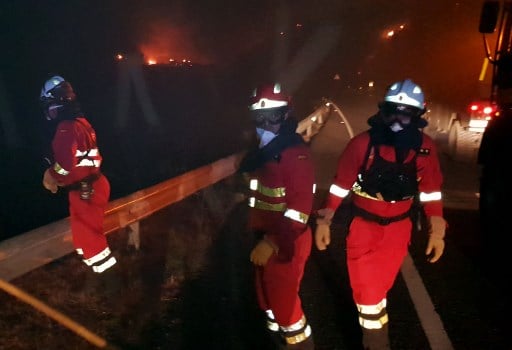 WATCH: Firefighters contain blaze on Gran Canaria