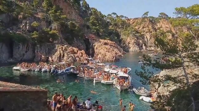 How boozy boat parties are threatening Costa Brava's picturesque coves