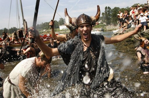 Why a village in northwestern Spain is about to be invaded by bloodthirsty Vikings