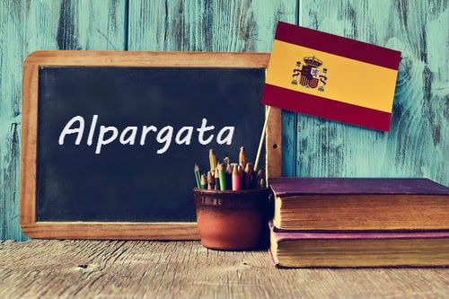 Spanish word of the day: 'Alpargata'