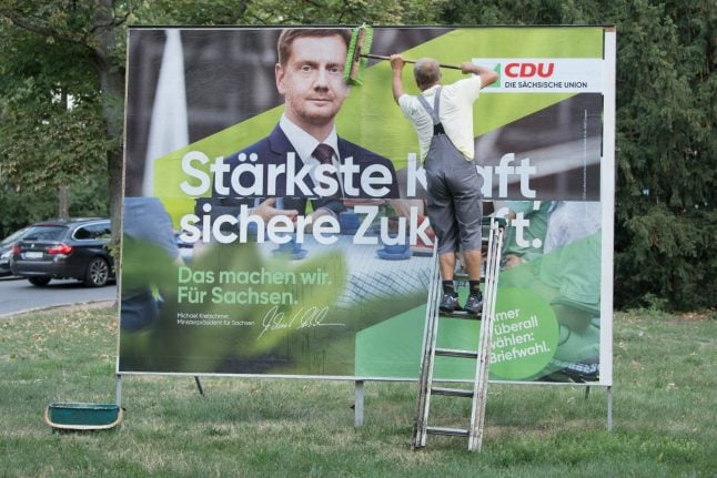 Race heats up in eastern German states as parties bid for votes in final election rallies