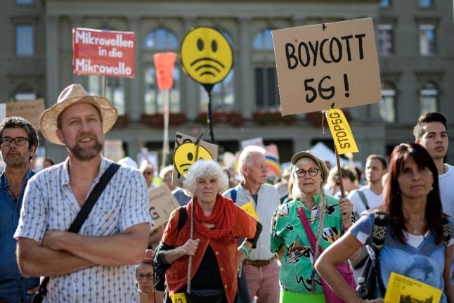 Thousands of Swiss protest 5G wireless over health fears