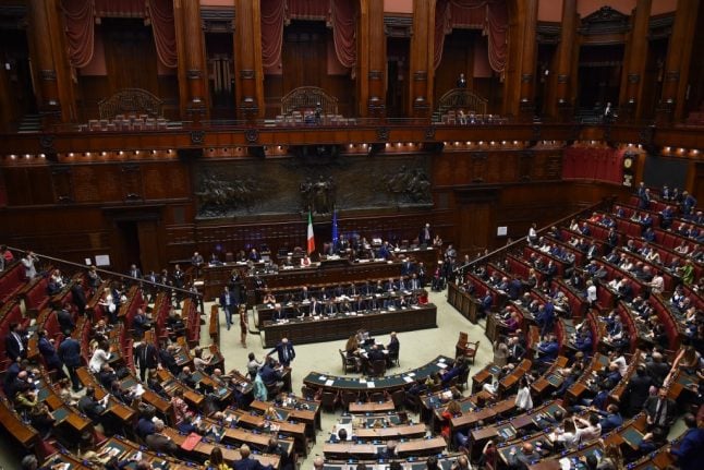 Italy’s new government faces first confidence vote amid protests