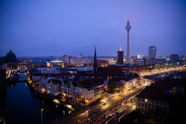 Berlin's famous skyline and the Fernsehturm