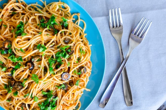 How to make 'white' pasta alla puttanesca, an Italian classic minus the tomatoes