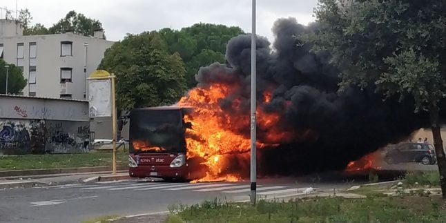 UPDATED: Two bus fires bring Rome's total to 24 this year