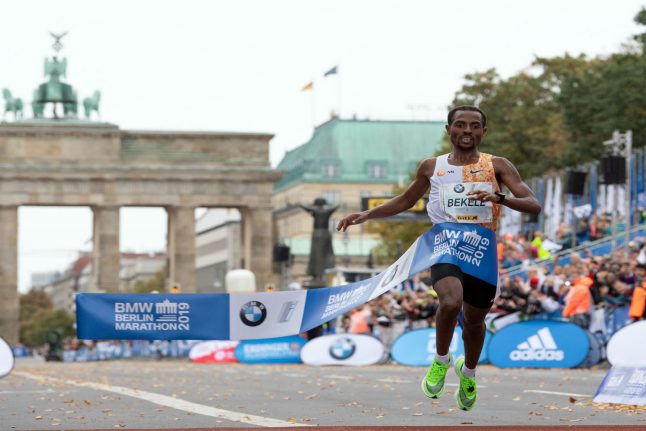 Berlin marathon winner misses world record by two seconds