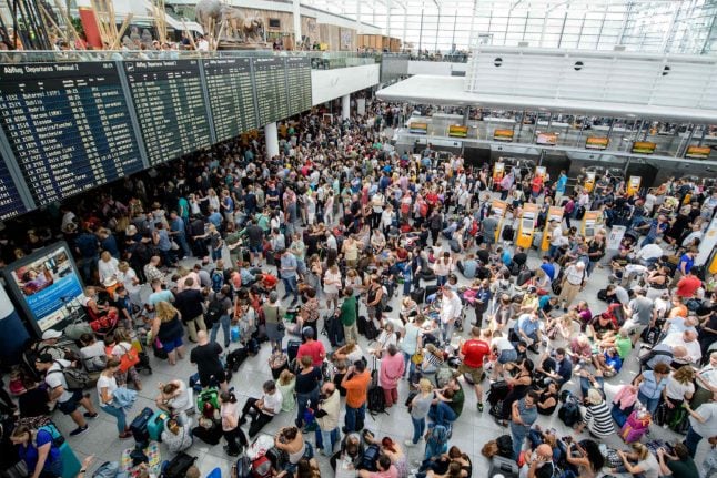 Parts of Munich airport shut down after man slips through security