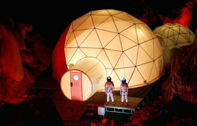 Experience 'Life on Mars' in a cave in northern Spain for €6,000