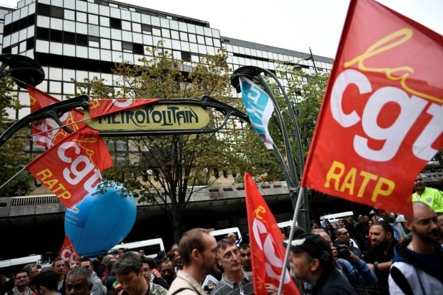 Call for 'unlimited' transport strikes in Paris until December